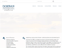Tablet Screenshot of dornan-law.com